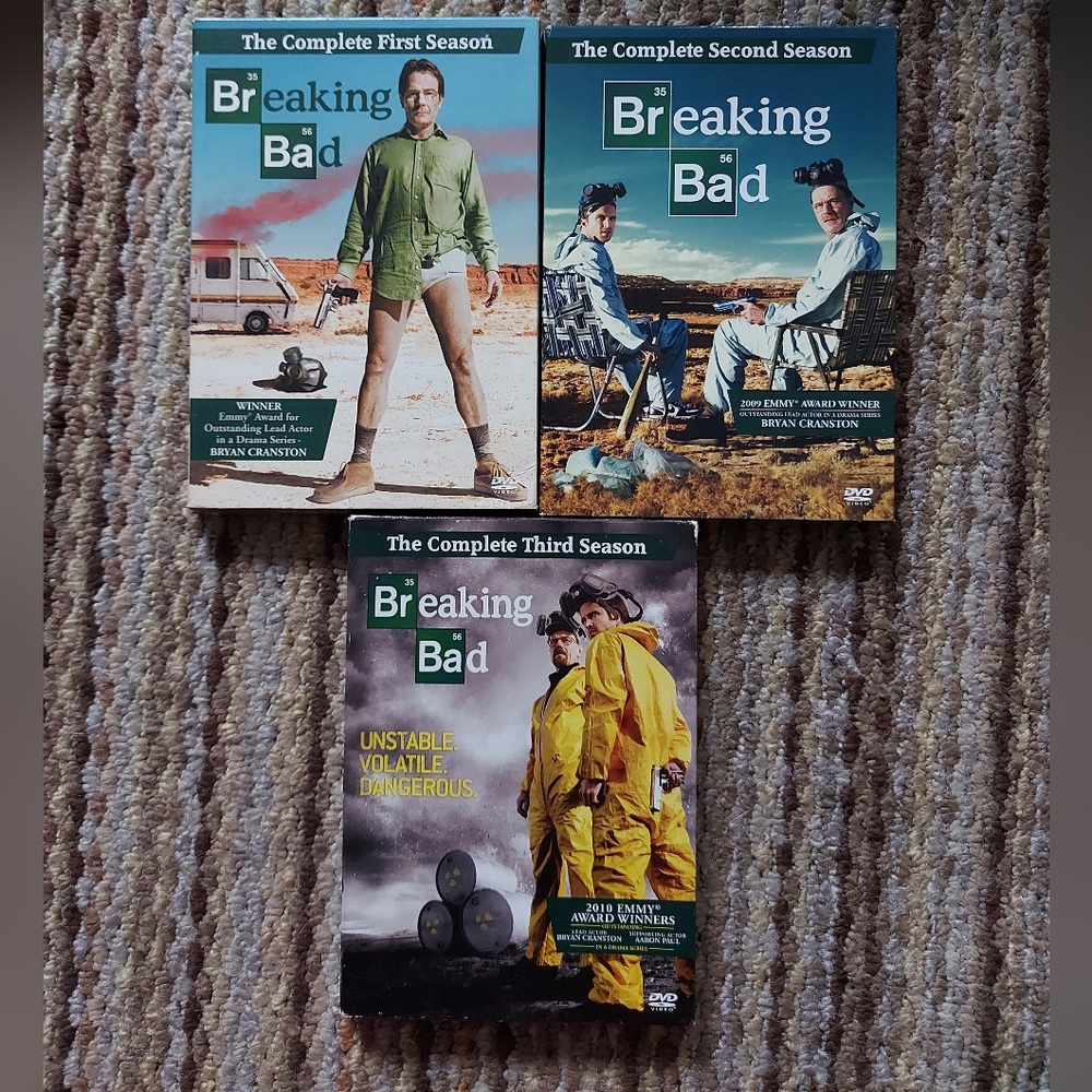 Breaking Bad DVD collection - Seasons 1,2,3